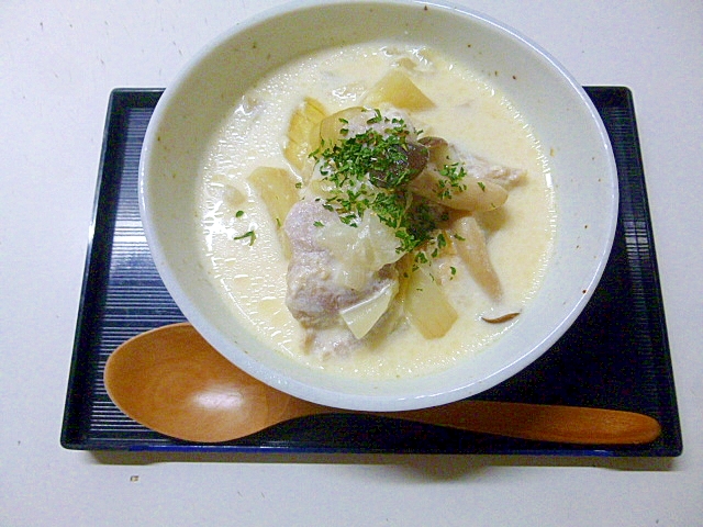 牛乳消費に☆炊飯器で作るクリーム煮