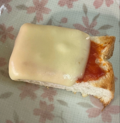 健康的★ケチャップとチーズのトースト