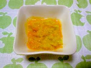 離乳食初期 カボチャキャベツ レシピ 作り方 By 愛也花ママ 楽天レシピ