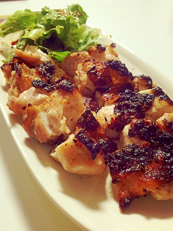 揉んで焼くだけ☆ 塩麹のやわらか鶏もも肉焼き