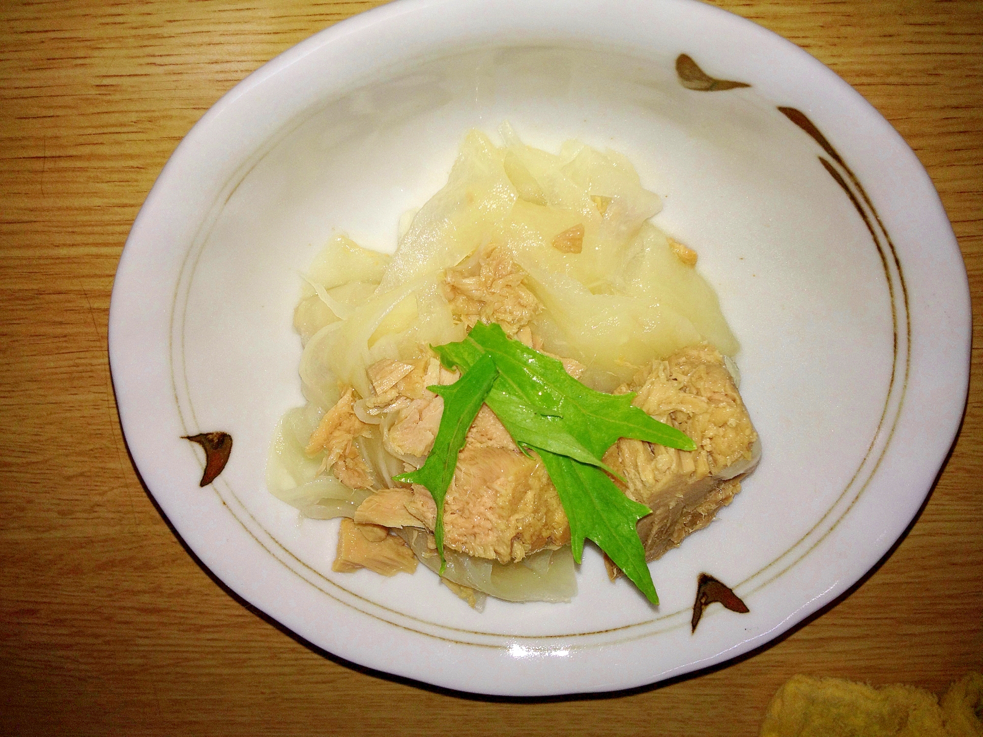 高齢者向け（介護食向け）大根とシーチキンの煮物