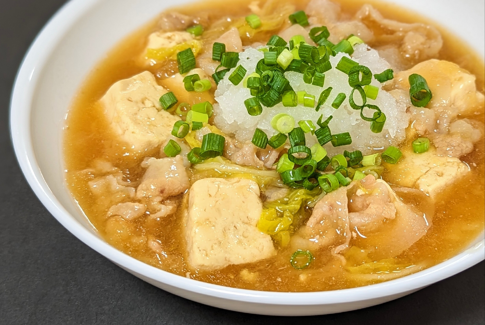 豚バラ肉と白菜のみぞれ煮♪