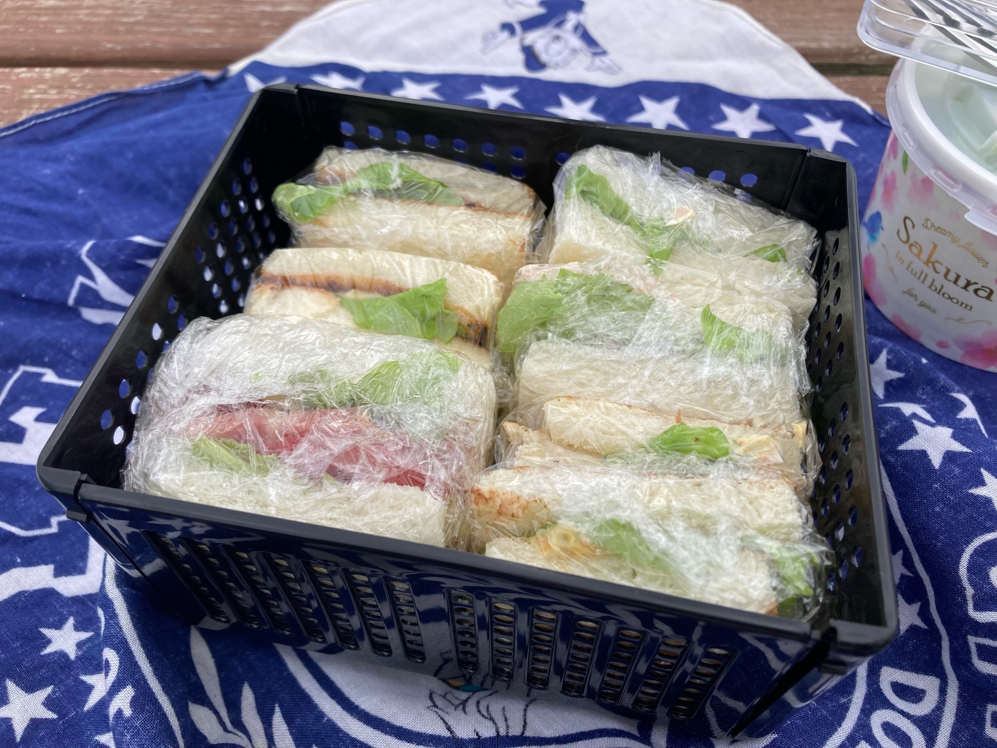 ピクニックに簡単サンドイッチ！！