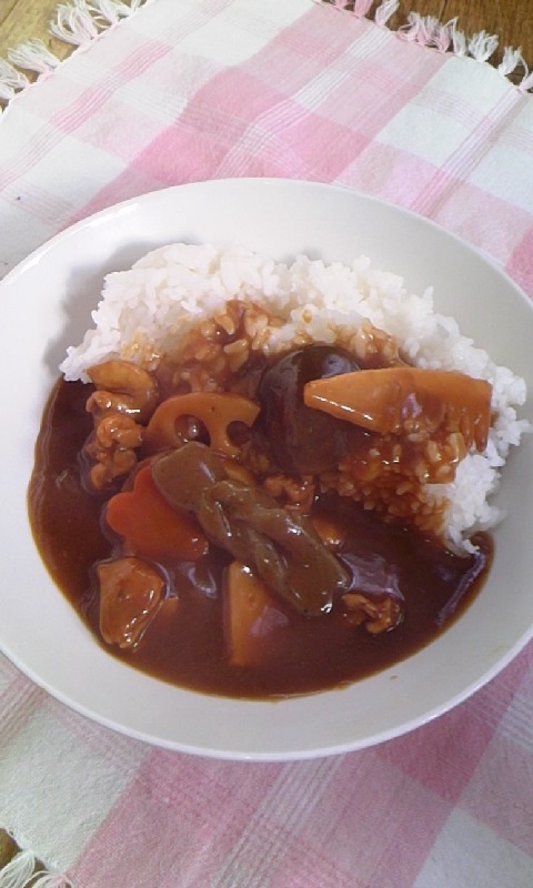 おせちリメイク！煮しめde和風カレーライス♪