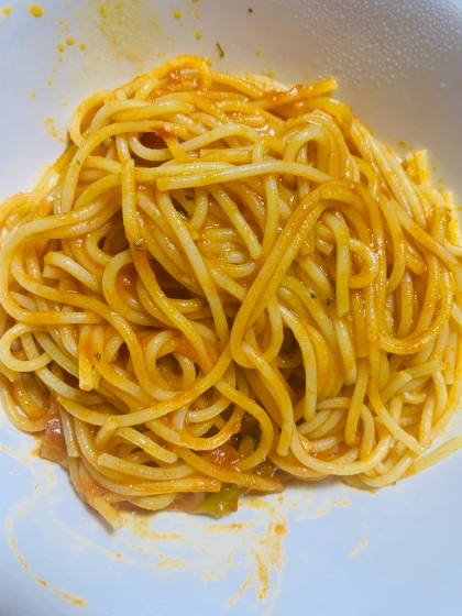 ケチャップのみで味付け！簡単スパゲティ