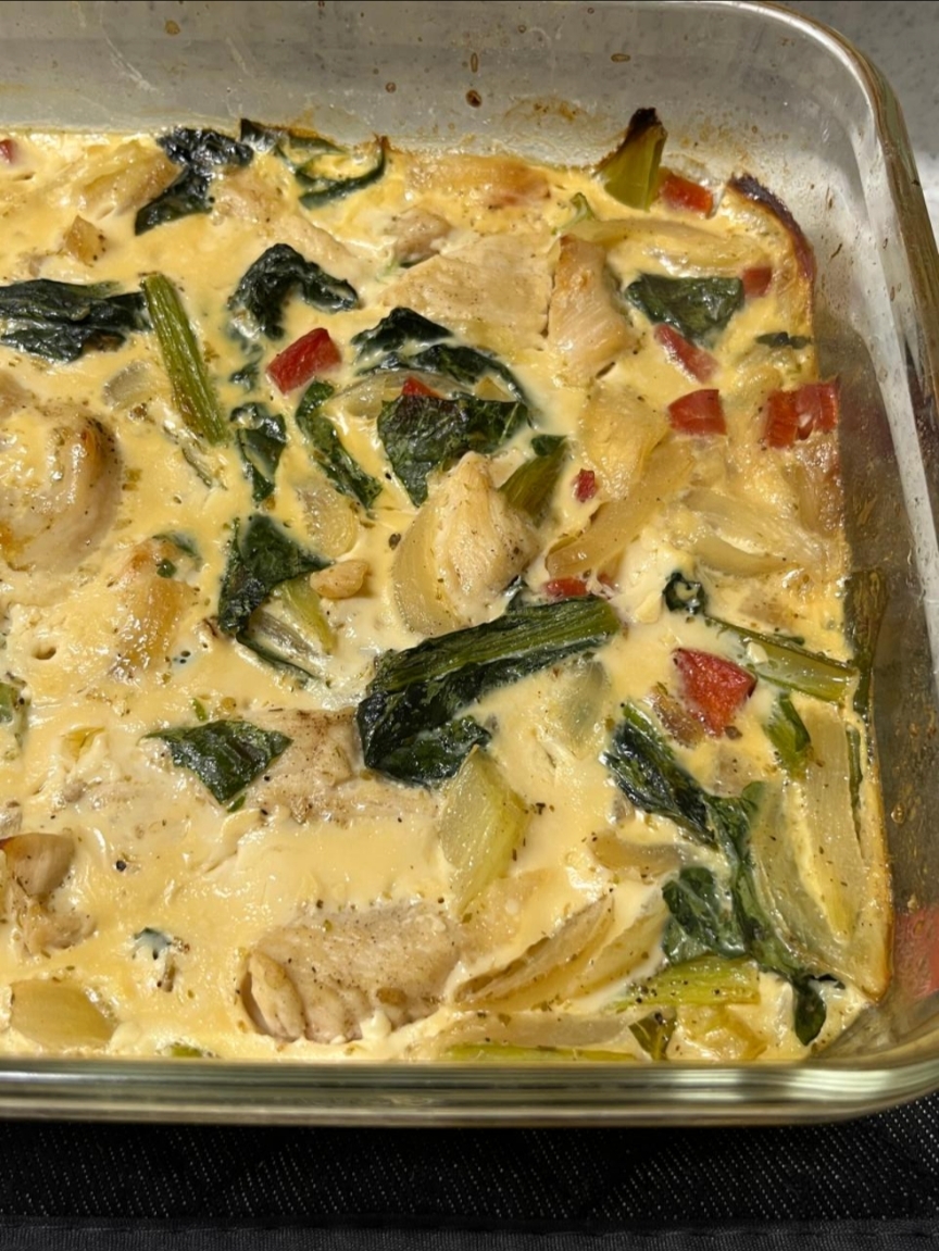 たっぷり野菜のオープンオムレツ