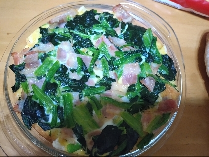 食パンで作る！ほうれん草のキッシュ