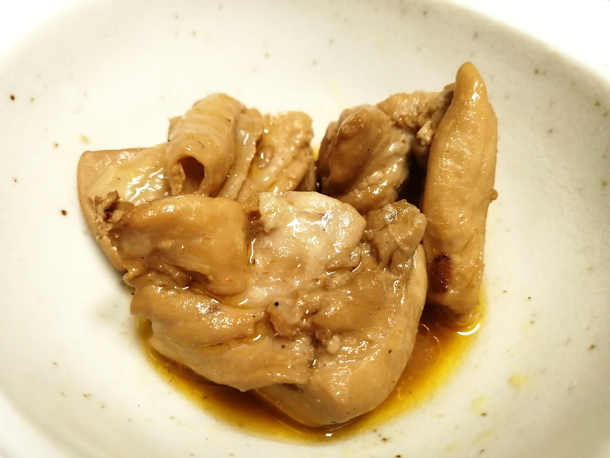 鶏肉のケチャップ入りお酢煮
