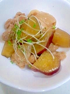 鶏とさつまいものハチミツ煮
