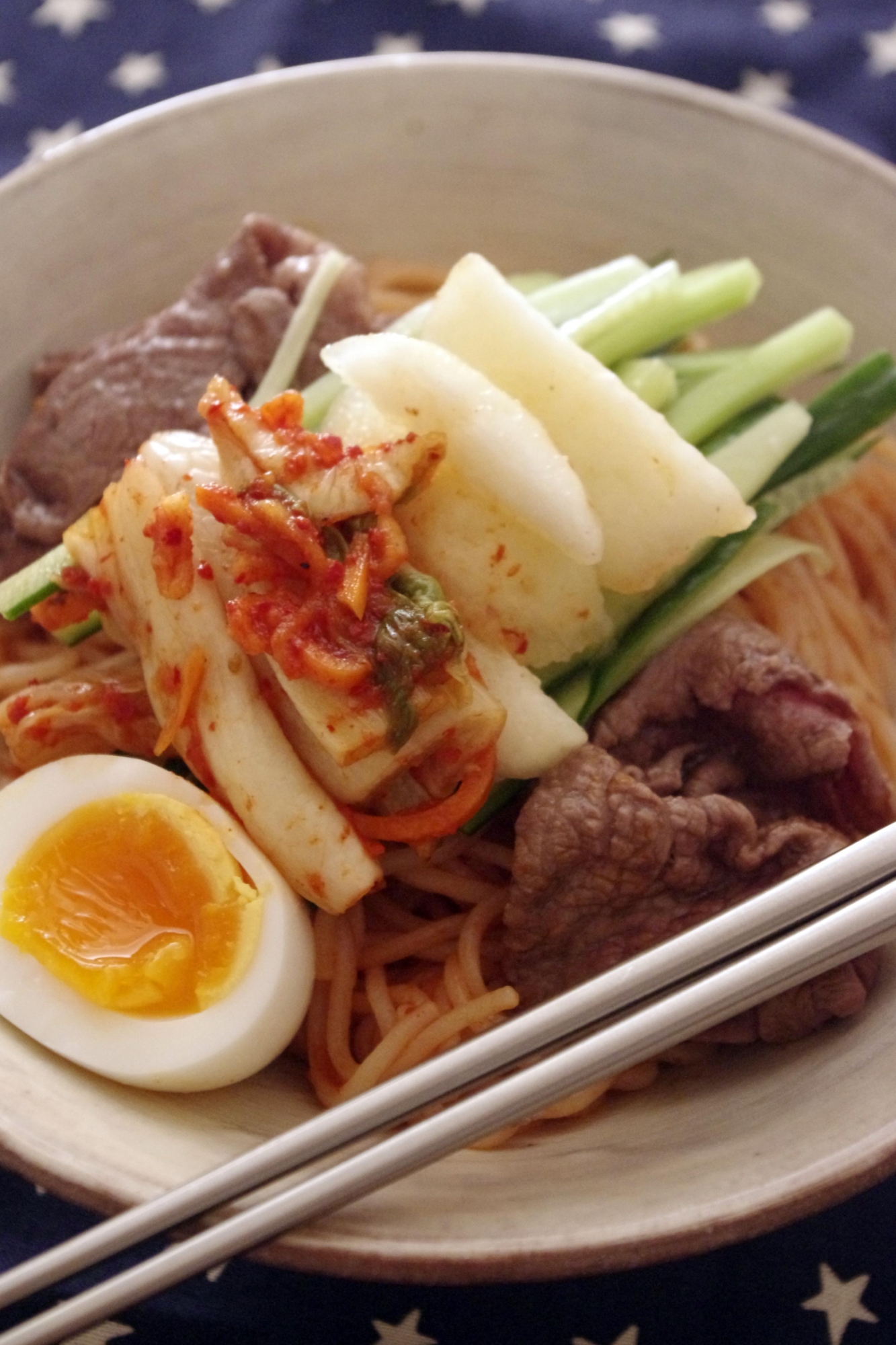 夏にピッタリ☆ビビン麺