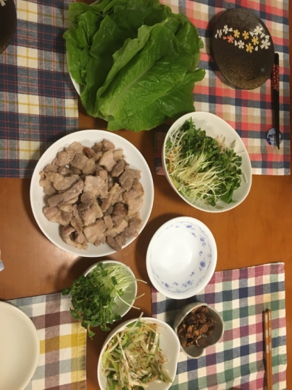 サムギョプサル☆おうちで本格韓国料理