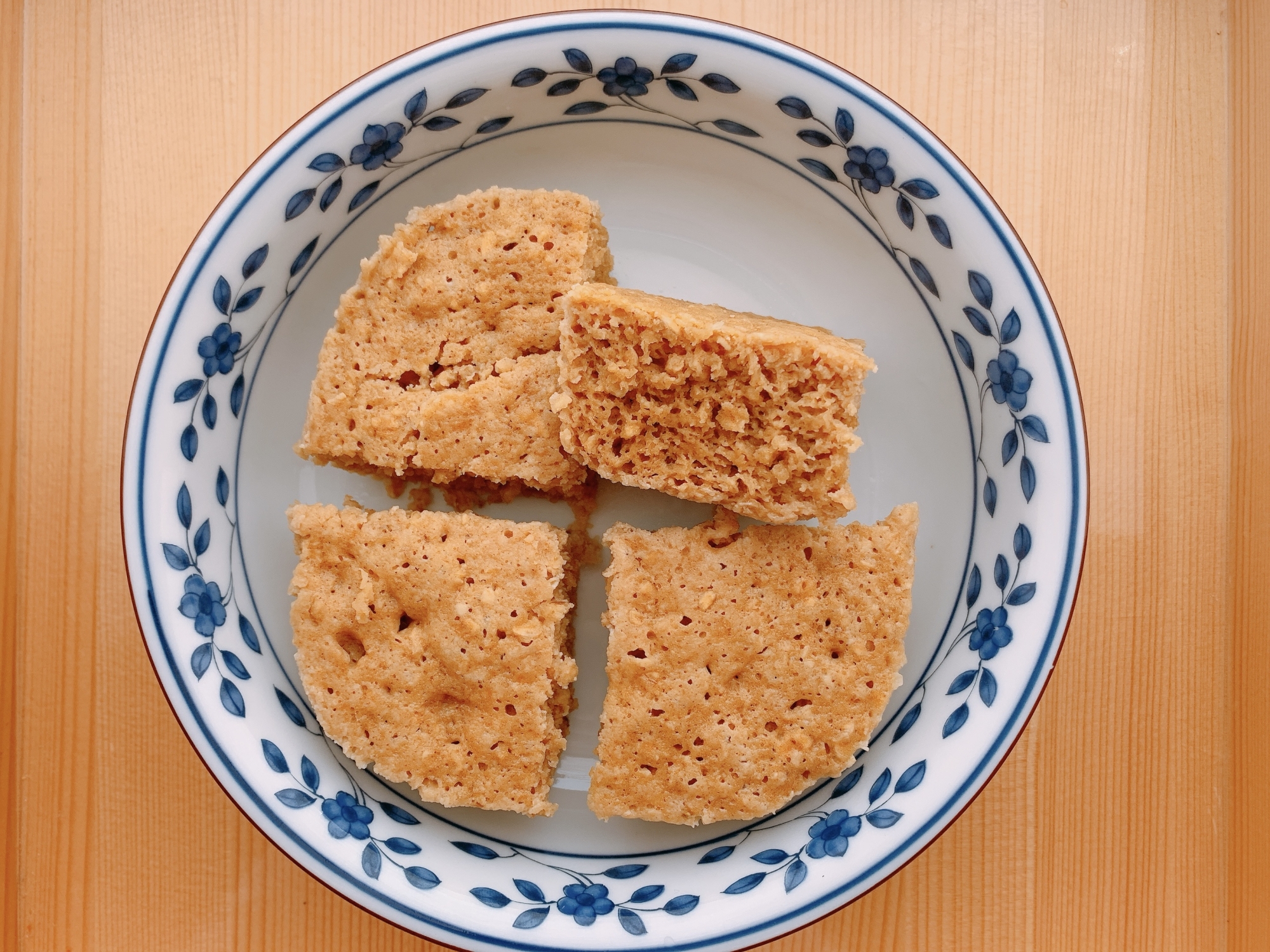 オートミールと豆腐の蒸しパン