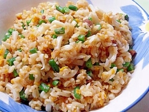 冷凍炒飯でうどん炒飯 レシピ・作り方 by つぬきち - 楽天レシピ