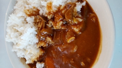 残った芋煮風の里芋の煮物で芋煮カレー