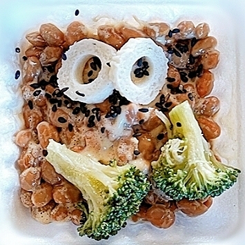 納豆アレンジ ブロッコリー&ちくわ