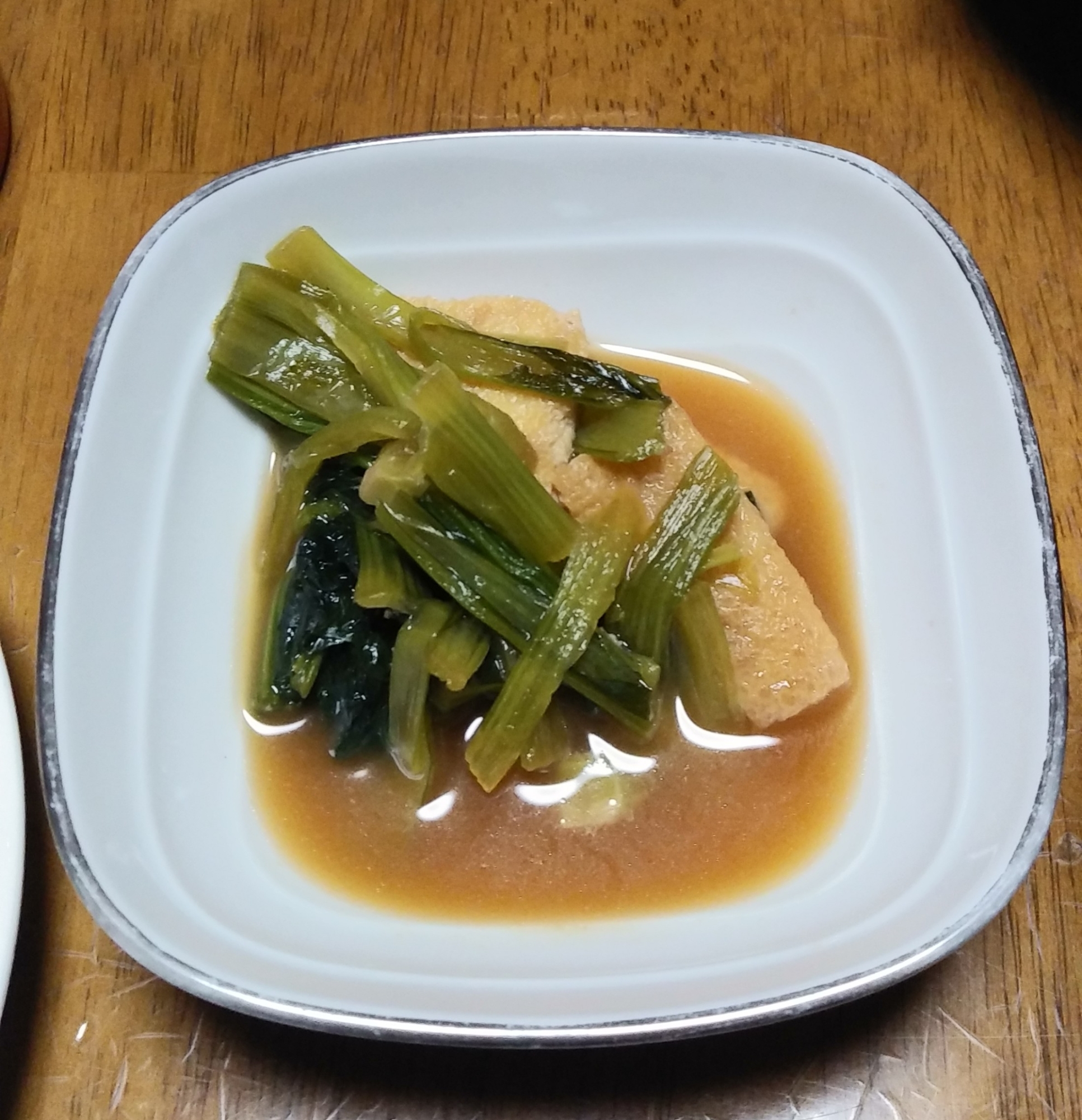 小松菜味噌煮