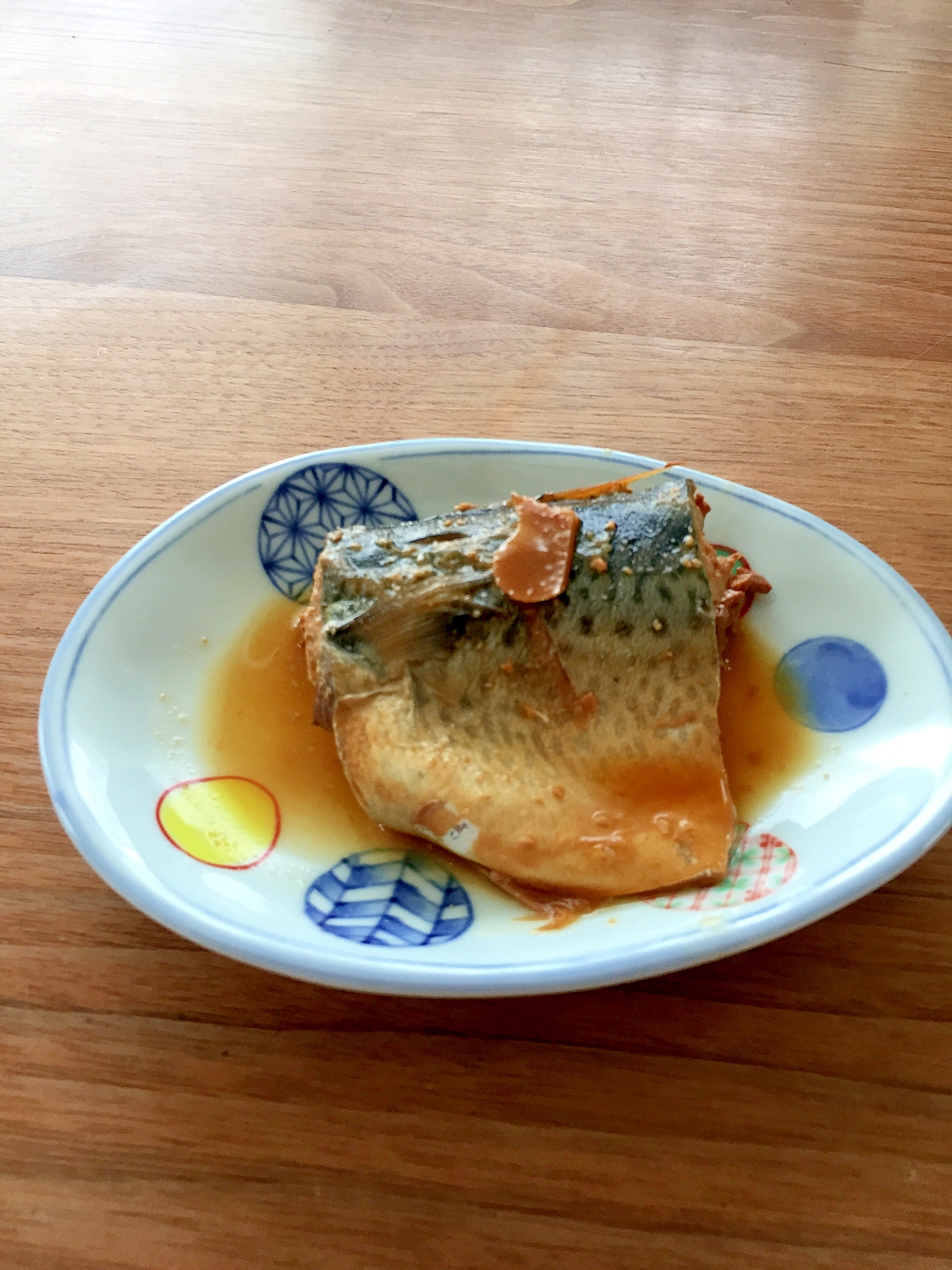 サッカー飯！サバの味噌煮