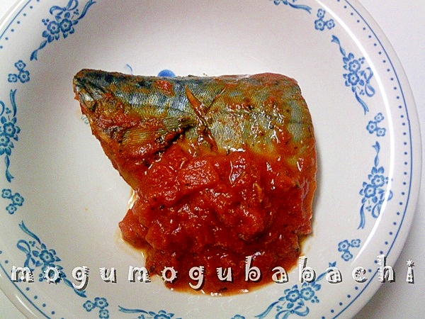 鯖のトマト煮込み