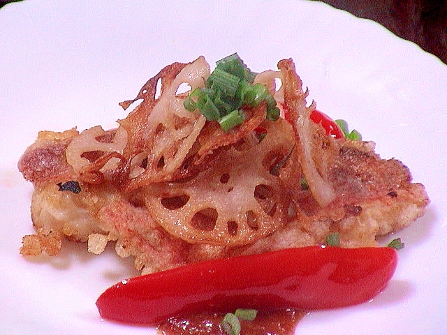 健康法師の赤魚のムニエルれんこんチップ乗せ レシピ 作り方 By ももちゃn 楽天レシピ 健康法師の赤魚のムニエルれんこんチップ乗せ レシピ 作り方 By ももちゃn 楽天レシピ