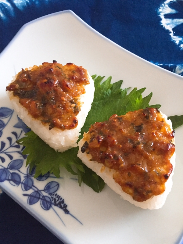 塚田農場の味噌使用！味噌焼きおにぎり♪