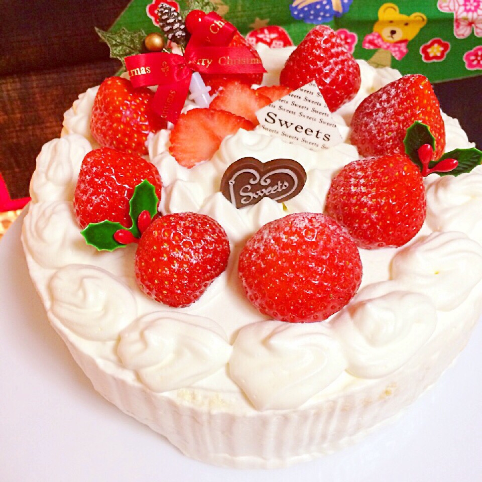 デコレーションケーキはやっぱりイチゴだょ レシピ 作り方 By 食いしん坊ともりん 楽天レシピ デコレーションケーキはやっぱりイチゴだょ レシピ 作り方 By 食いしん坊ともりん 楽天レシピ