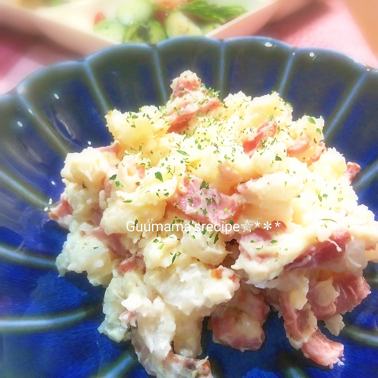 レンジで簡単♡長芋のマッシュ風ポテトサラダ