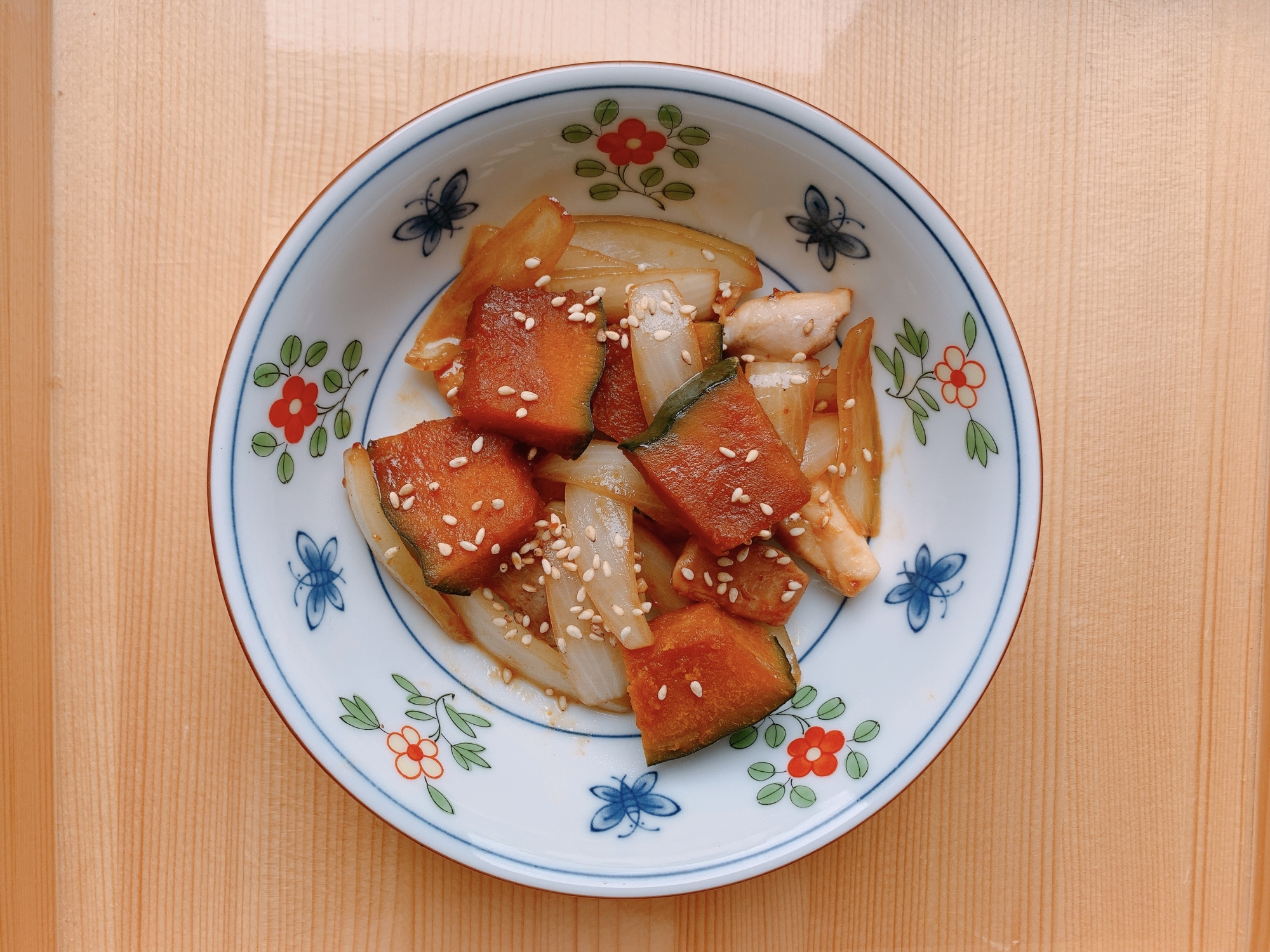 鶏肉と野菜の味噌炒め