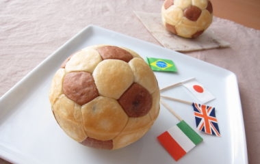 サッカーボールパン【No.186】 レシピ・作り方 by 楽天出店店舗：浅井  