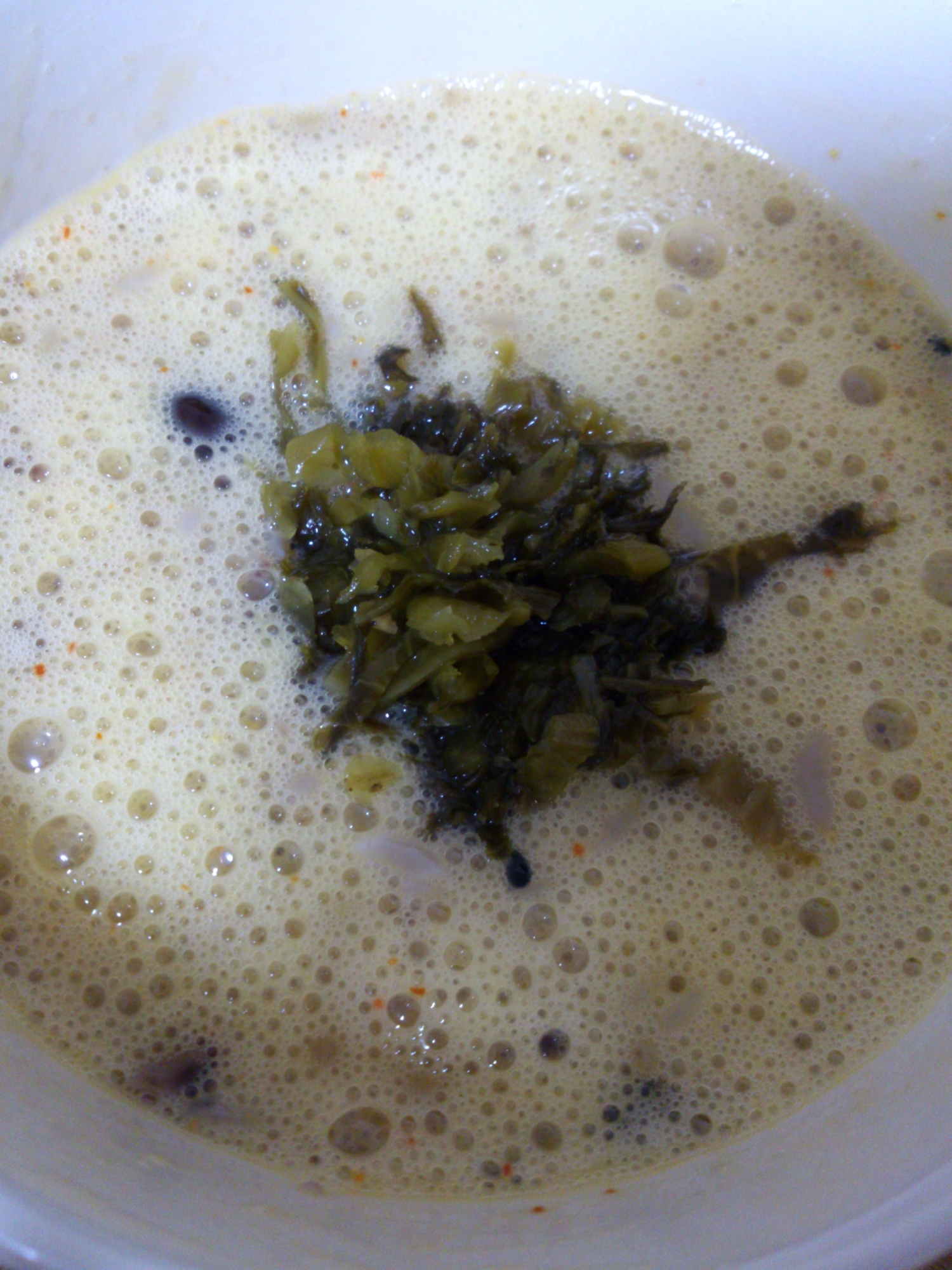 高菜入り卵かけご飯