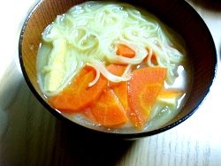 やわらかそうめんがたまらなくおいしい・・♡
温まりました（*^^*）ごちそうさまでした！