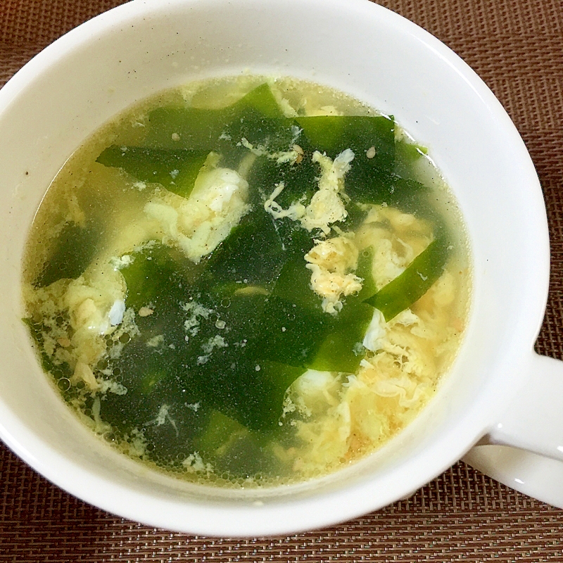 包丁いらず 10分で本格的な 韓国風わかめスープ レシピ 作り方 By もふもふはむこさん 楽天レシピ