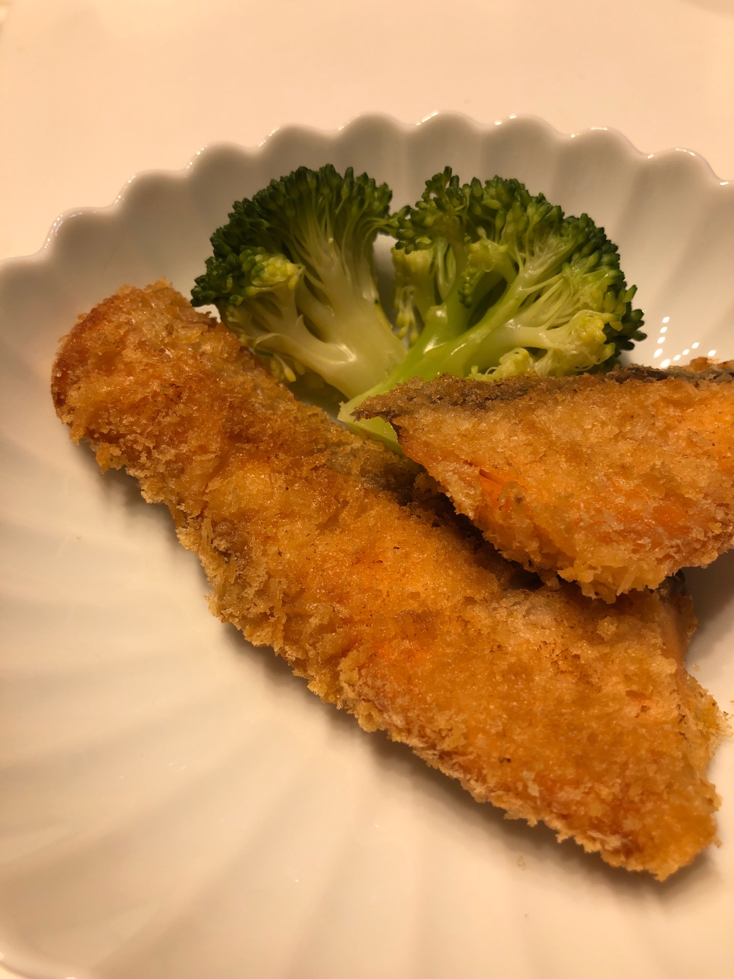 簡単*卵不要のバッター液で鮭フライ