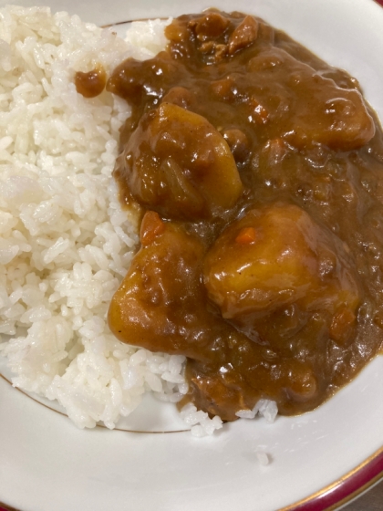 鶏もも肉でチキンカレー