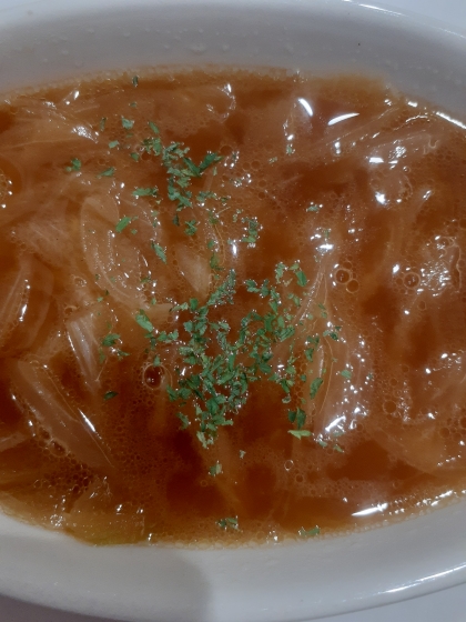 チキンラーメンのオニオンスープ