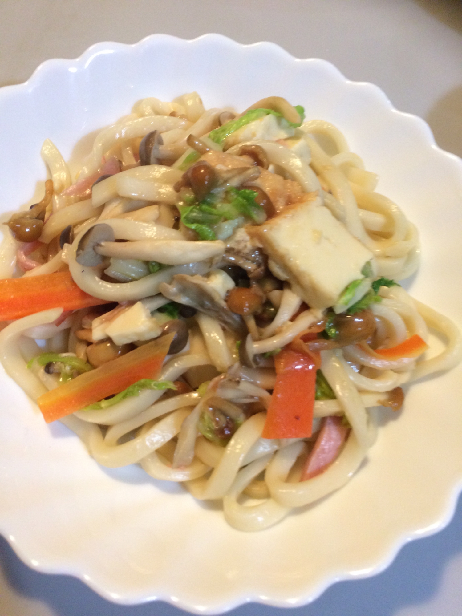 ヘルシー焼きうどん
