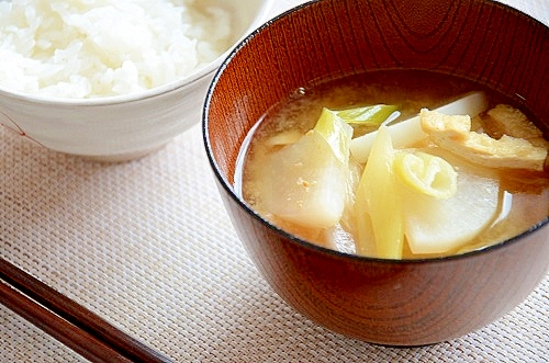 ☆減塩レシピ☆ 大根と油揚げのお味噌汁