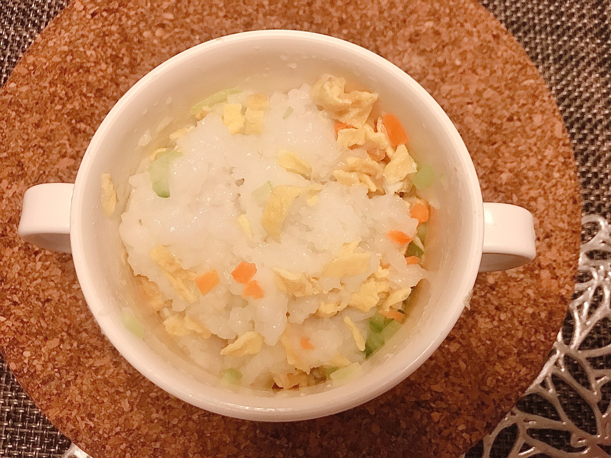 離乳食後期 にんじん ツナ きゅうり たまご粥 レシピ 作り方 By ゆずみ0628 楽天レシピ