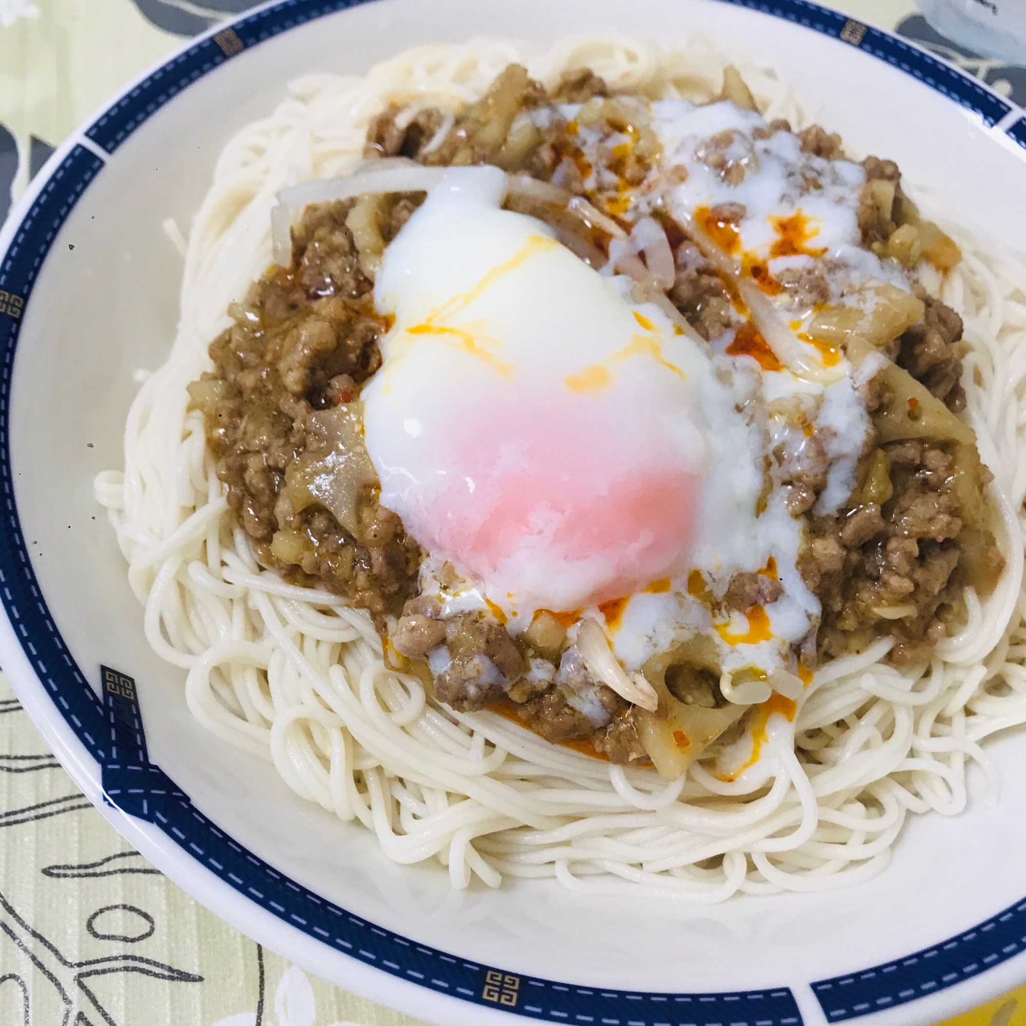 汁なし坦々素麺