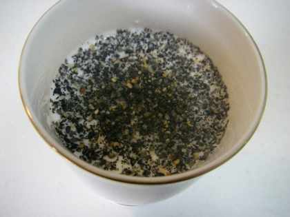 黒胡麻ミルク✿汁粉ドリンク