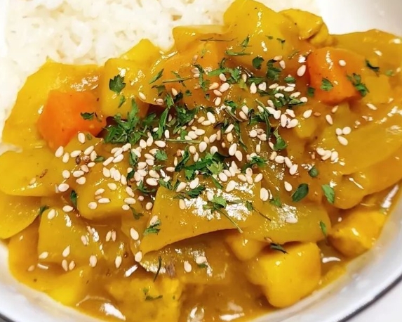 和風野菜カレー丼