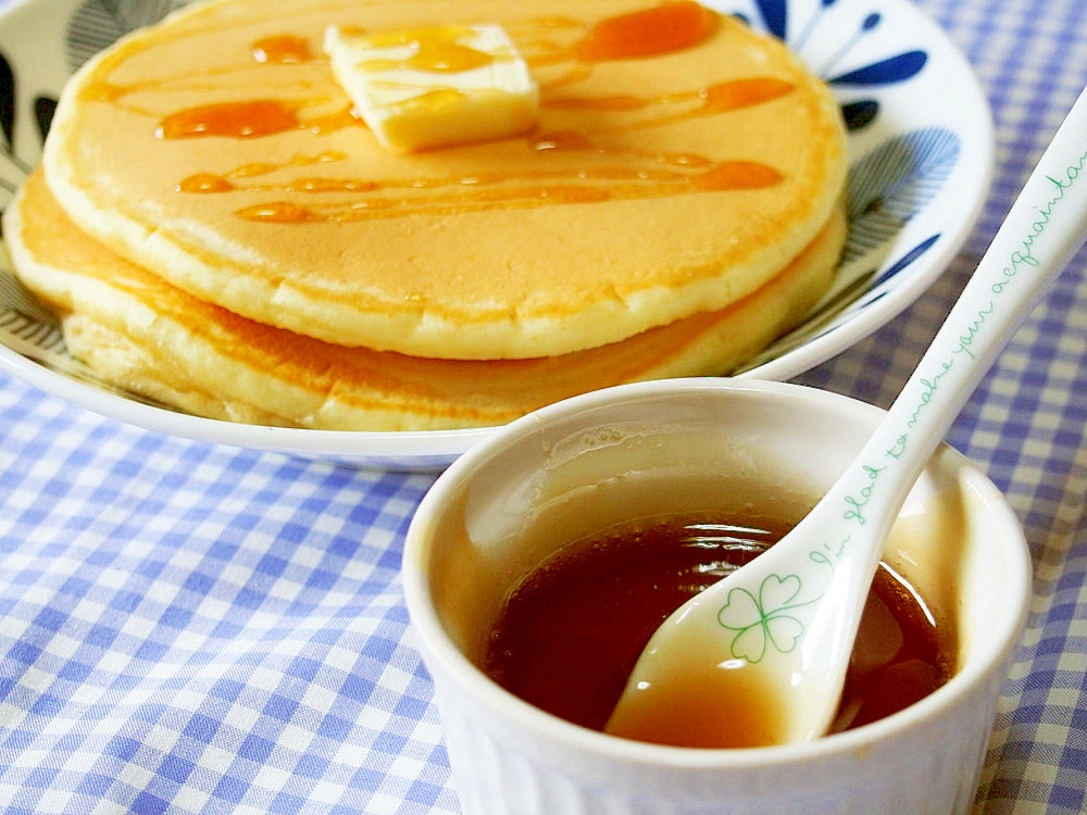 栗の甘露煮の煮汁で栗シロップ！栗が香る♪