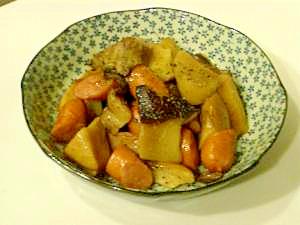 エリンギとウィンナーのバター醤油炒め