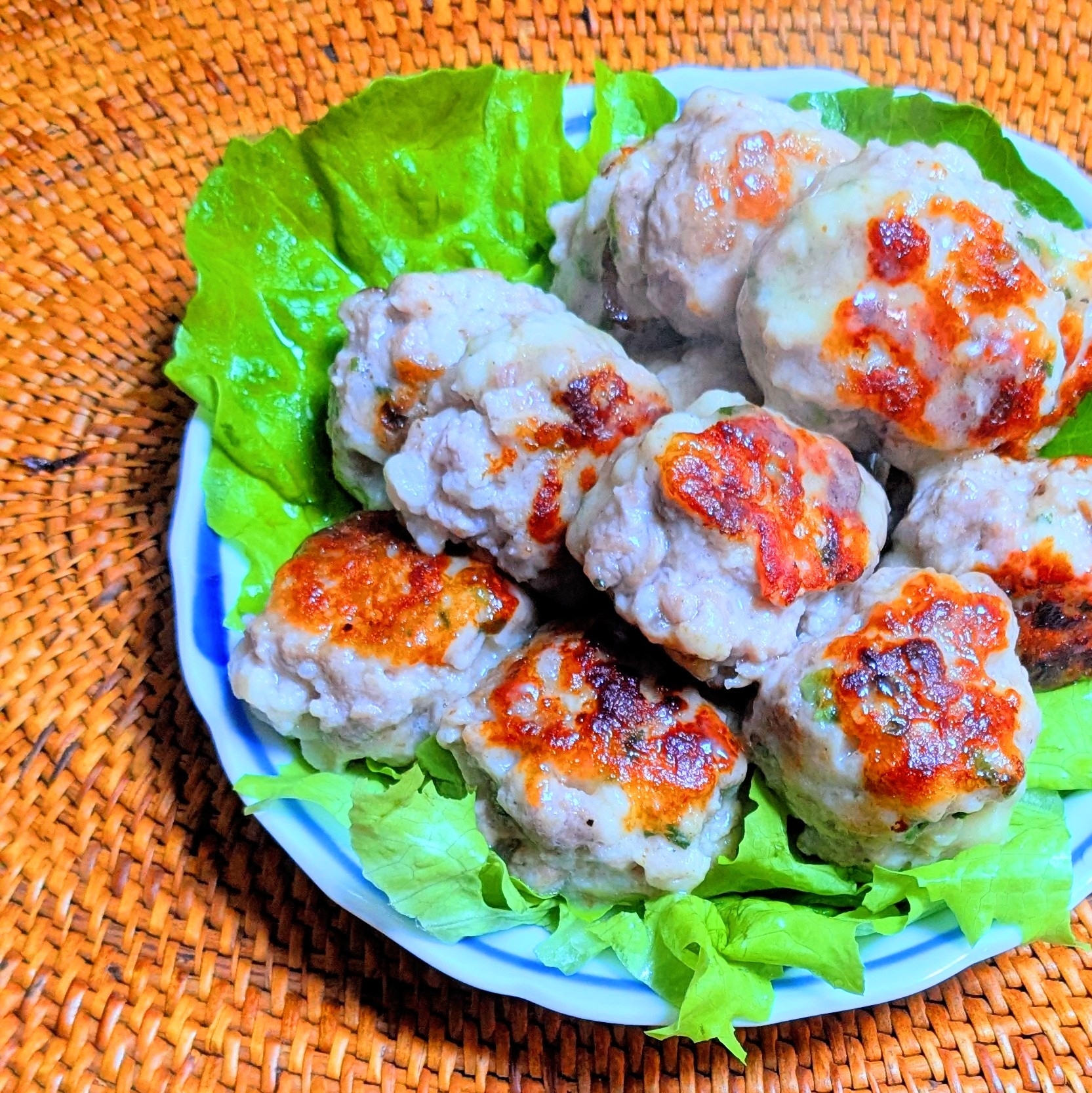 豚こまチーズ団子