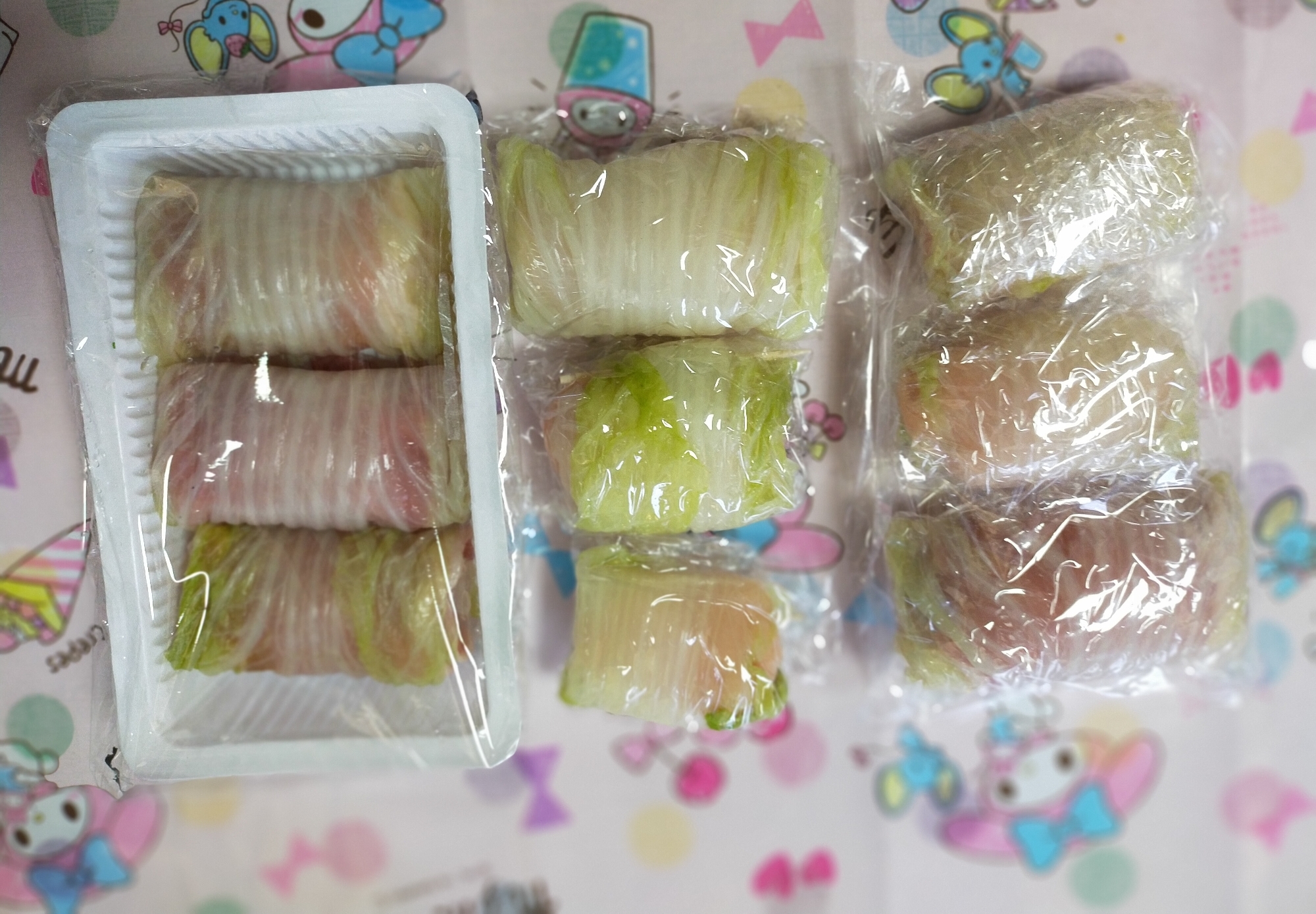 白菜ロール♪ஐ豚スライスorミンチれんこん人参