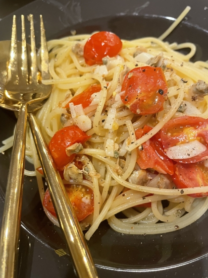 パスタ屋さんのボンゴレ（あさりのパスタ）