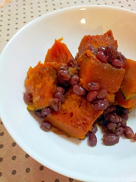 ほっこり美味しい✿かぼちゃと小豆のいとこ煮❤