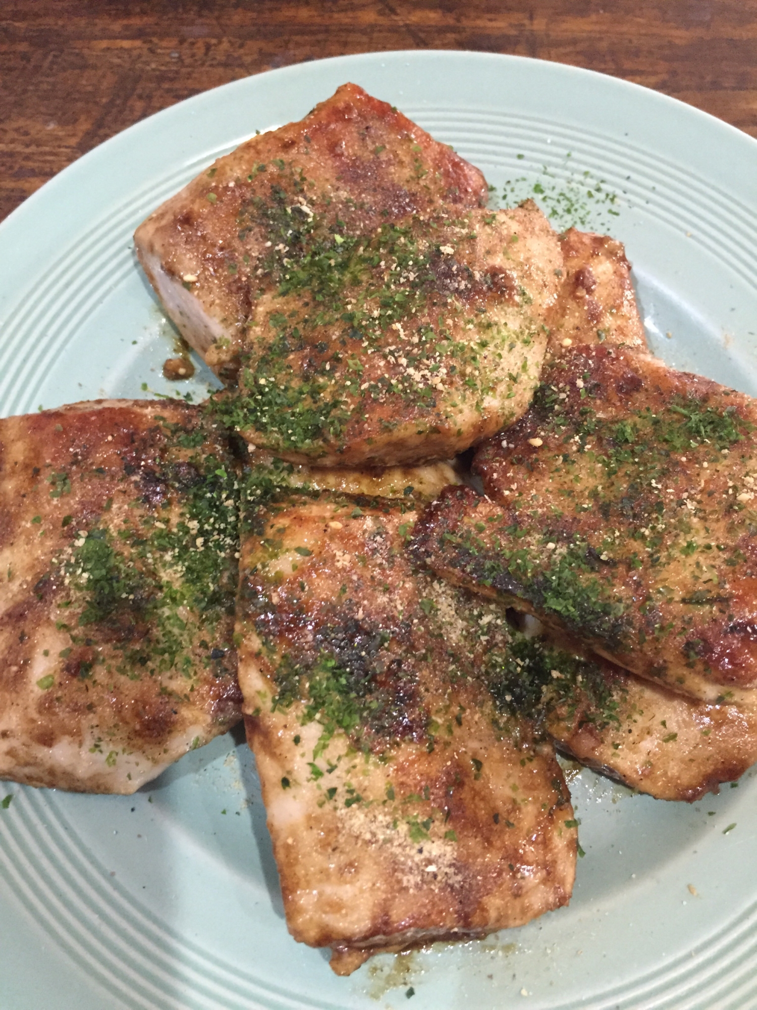 かじきのお好み焼き風