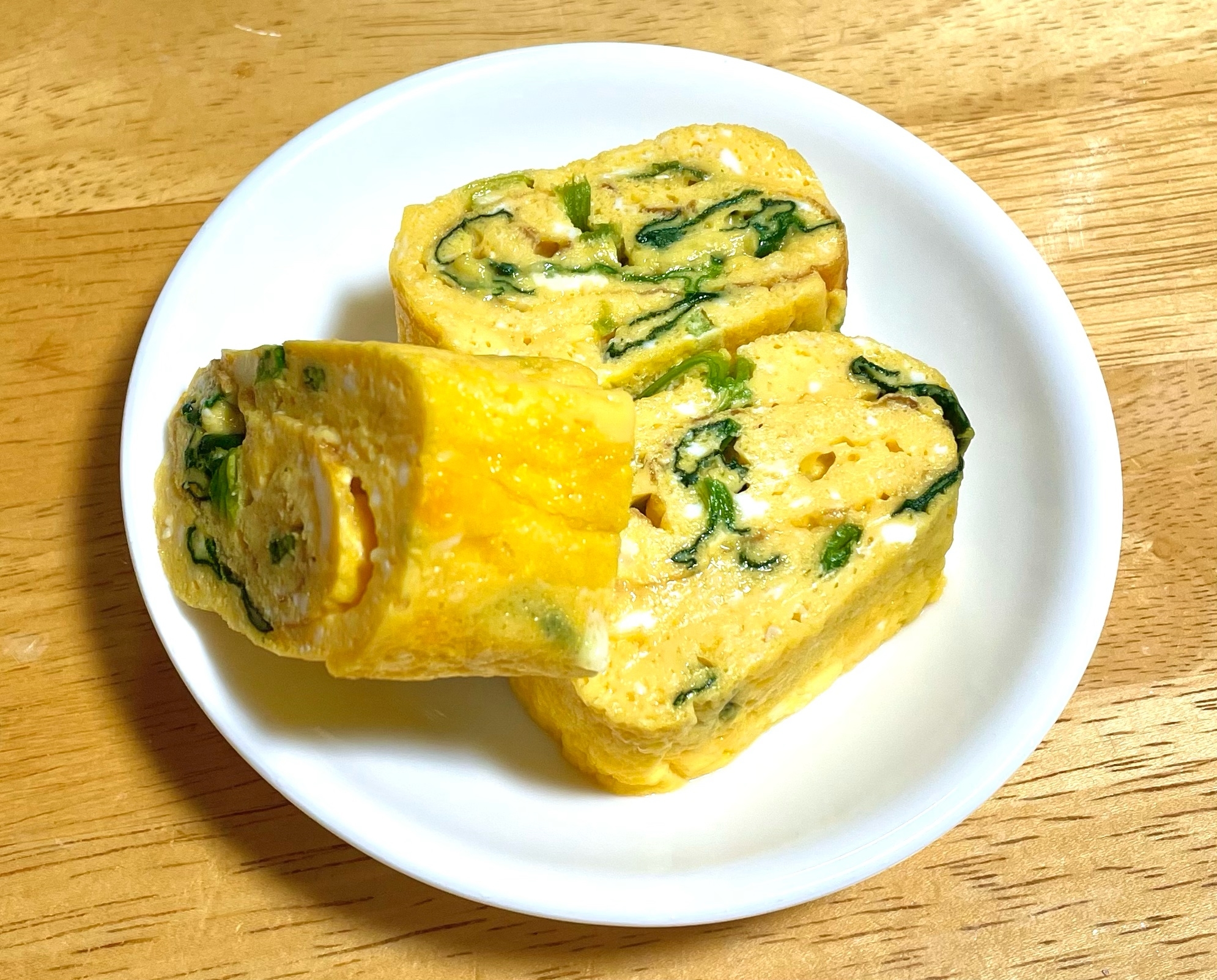 栄養満点！ほうれん草と甘酒の卵焼き