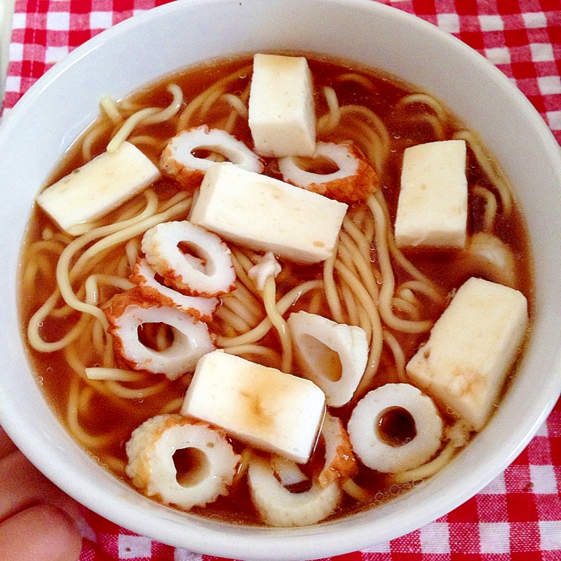 竹輪とはんぺんのラーメン♡