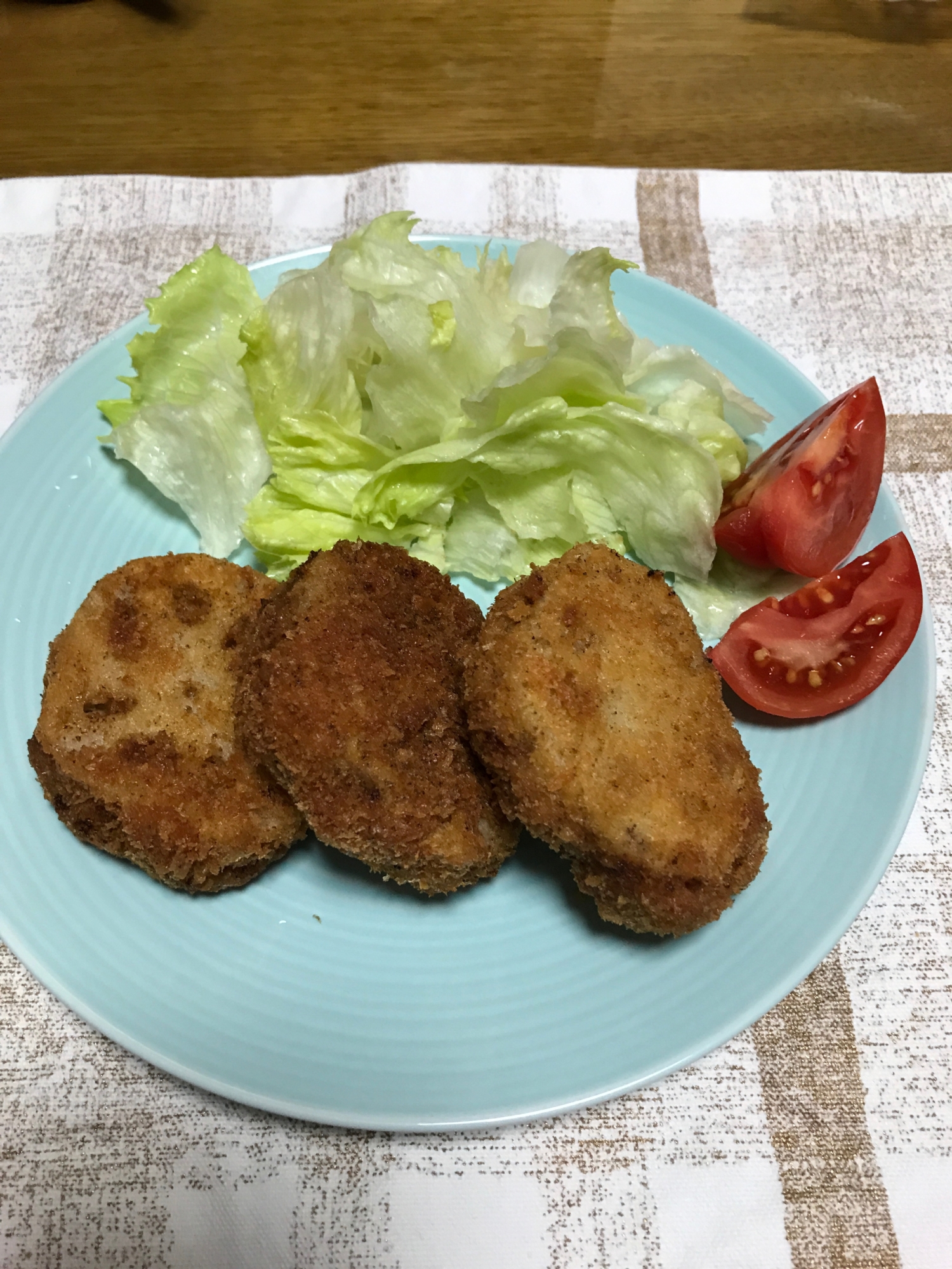 簡単レンコンはさみ揚げ